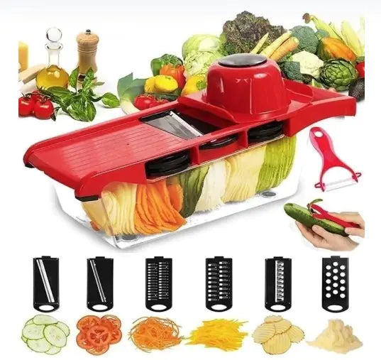 6-in-1 Vegetable Slicer & Cutter