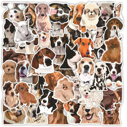 50 Dog Stickers