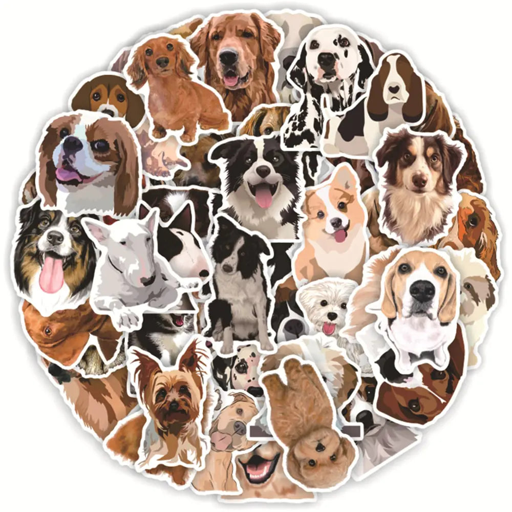 50 Dog Stickers
